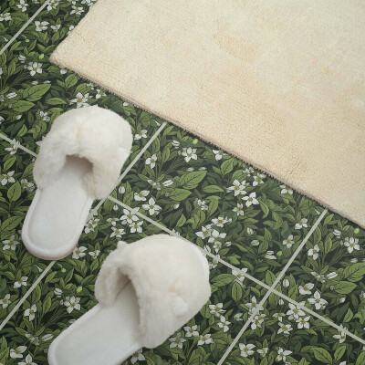 Panou decorativ perete dreptunghiular Aranjament floral cu frunze