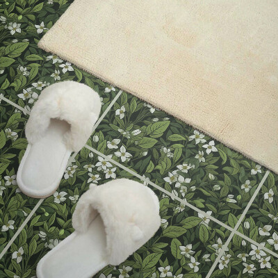 Panou decorativ perete dreptunghiular Aranjament floral cu frunze