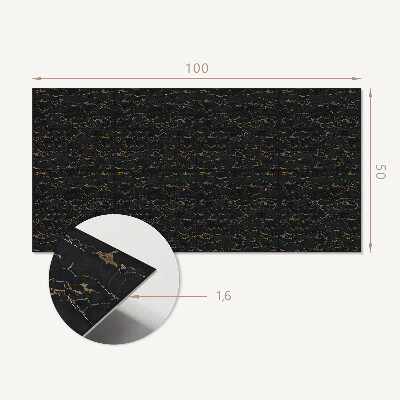 Panou decorativ perete dreptunghiular Motiv structural abstract