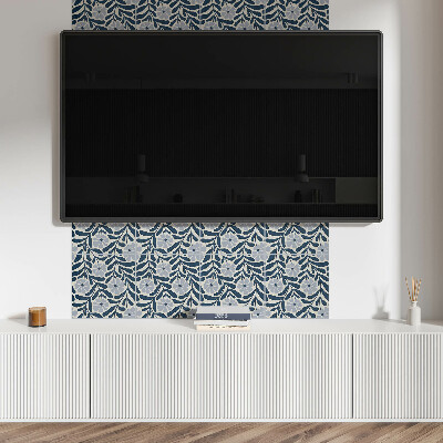 Panou decorativ perete dreptunghiular Motiv cu plante florale