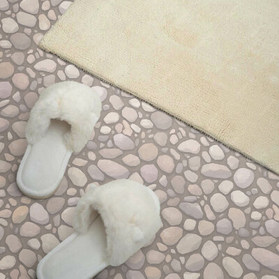 Panou decorativ dreptunghiular Model de roci la suprafa?ă