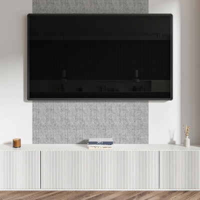 Panou decorativ dreptunghiular Model de beton cu desene