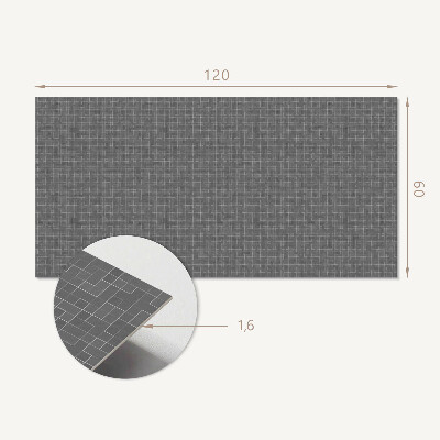 Panou decorativ perete dreptunghiular Aranjament de linii abstracte