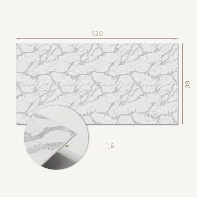 Panou decorativ dreptunghiular Motiv de marmură cu vene delicate