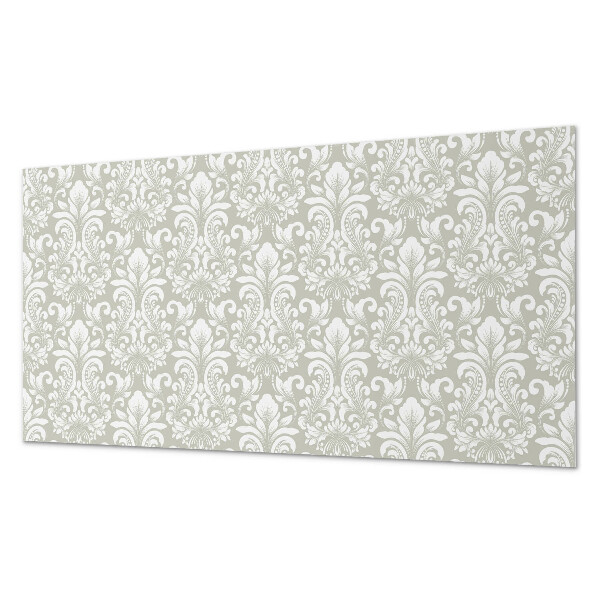 Panou decorativ perete dreptunghiular Un motiv vegetal cu detalii decorative