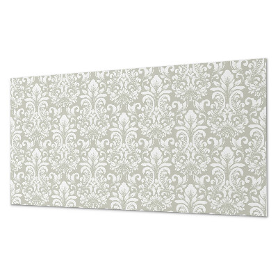 Panou decorativ perete dreptunghiular Un motiv vegetal cu detalii decorative