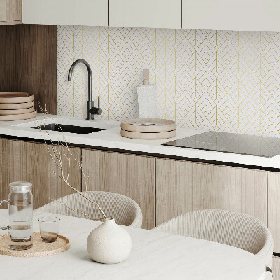 Panou decorativ perete dreptunghiular Model cu frunze în 3D