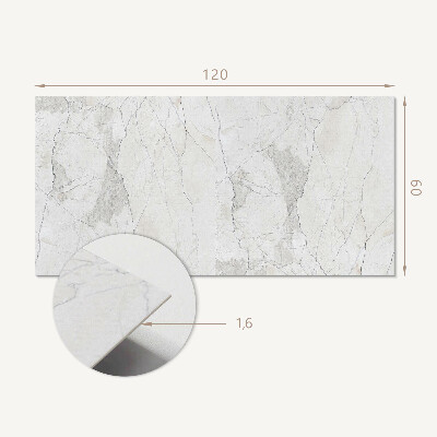 Panou decorativ perete dreptunghiular Model de marmură autentic
