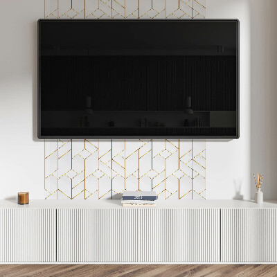Panou decorativ bucatarie Linii elegante într-un aranjament geometric