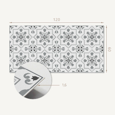 Panou decorativ perete dreptunghiular Design floral in nuante armonioase