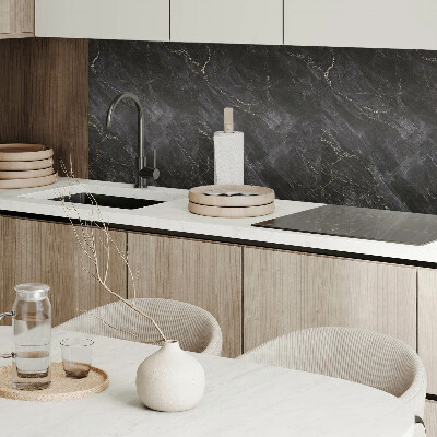 Panou decorativ bucatarie Model elegant de marmură cu vene