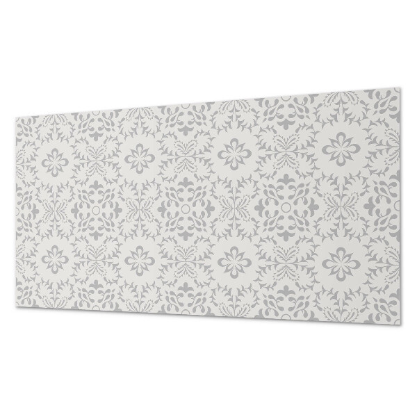 Panou decorativ dreptunghiular Model floral cu detalii complicate