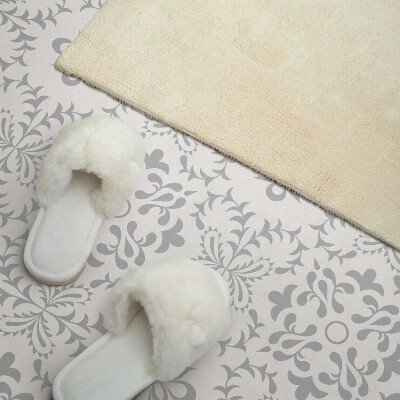 Panou decorativ dreptunghiular Model floral cu detalii complicate