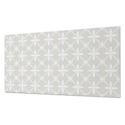 Panou decorativ dreptunghiular Motiv floral într-o plasă
