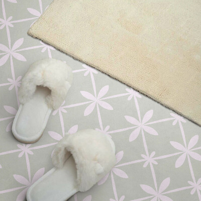 Panou decorativ dreptunghiular Motiv floral într-o plasă