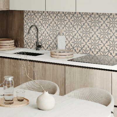 Panou decorativ bucatarie Motiv floral cu accente subtile