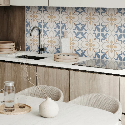 Panou decorativ perete dreptunghiular Motiv floral cu frunze