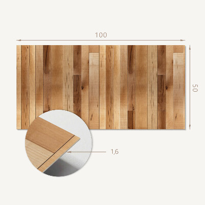 Panou decorativ perete dreptunghiular Model inspirat din lemn