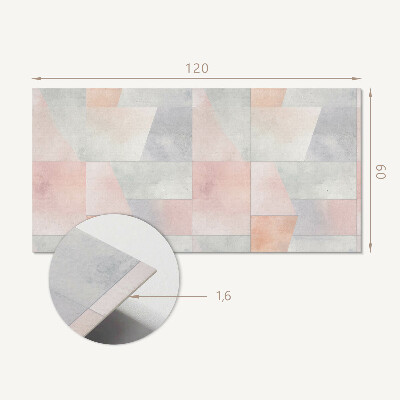 Panou decorativ bucatarie Geometrie pastel