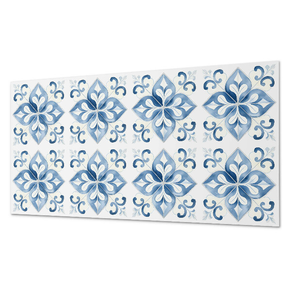 Panou decorativ dreptunghiular Motiv floral pe gresie