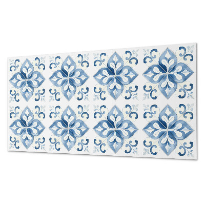 Panou decorativ dreptunghiular Motiv floral pe gresie