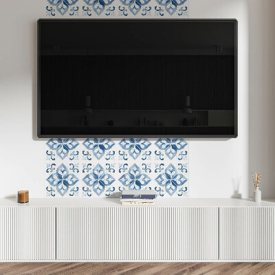 Panou decorativ dreptunghiular Motiv floral pe gresie