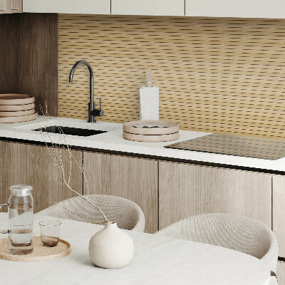 Panou decorativ dreptunghiular Modele paralele de scânduri de lemn