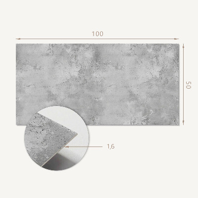 Panou decorativ bucatarie Suprafata de beton cu zgarieturi