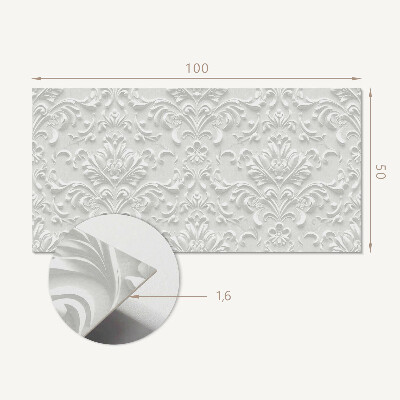 Panou decorativ perete dreptunghiular Motiv elegant în relief