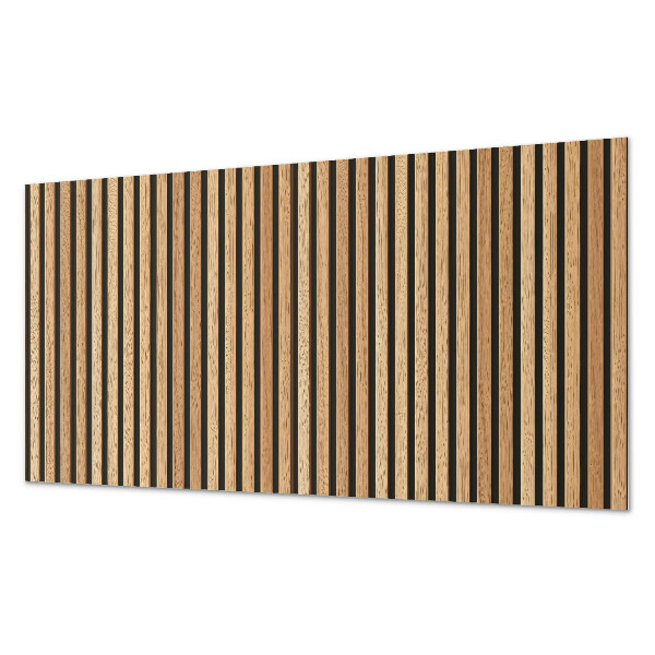 Panou decorativ perete dreptunghiular Linii verticale pe tablă