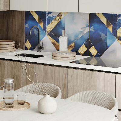Panou decorativ perete dreptunghiular Geometrie în culori