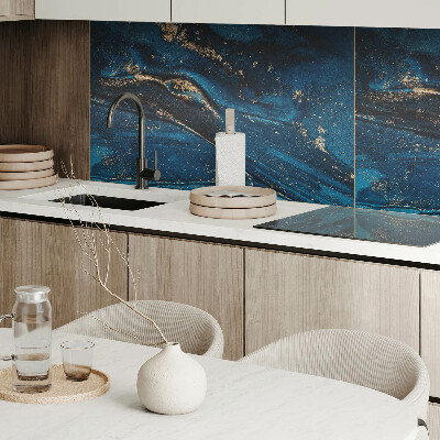 Panou decorativ bucatarie Motiv unde dinamice