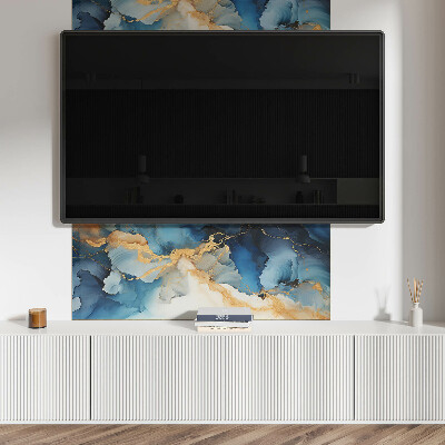 Panou decorativ perete dreptunghiular Valuri într-un stil abstract