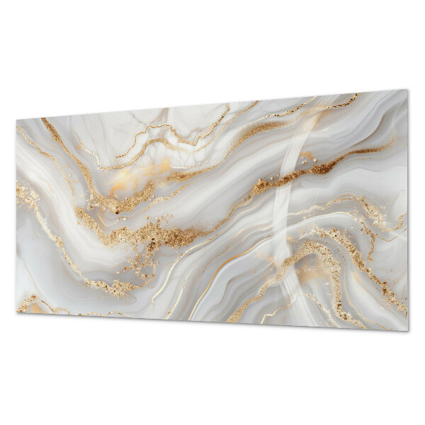 Panou decorativ bucatarie Valuri abstracte cu accente decorative