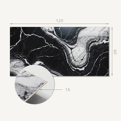 Panou decorativ dreptunghiular Motiv abstract din marmură