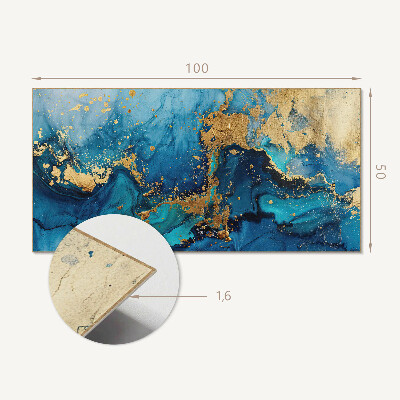 Panou decorativ bucatarie Motiv abstract al apei