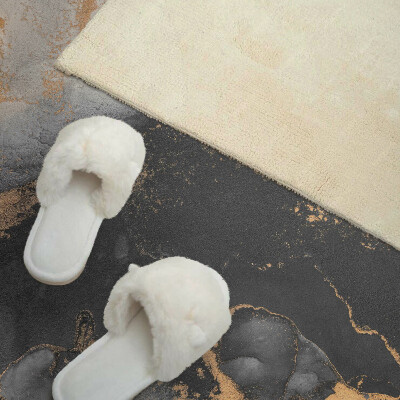 Panou decorativ perete dreptunghiular Pete abstracte în forme dinamice