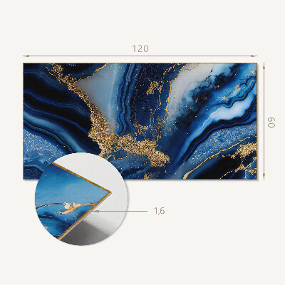 Panou decorativ dreptunghiular Motiv abstract ondulat