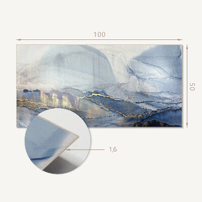 Panou decorativ bucatarie Peisaj abstract în tonuri