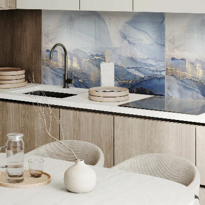 Panou decorativ bucatarie Peisaj abstract în tonuri