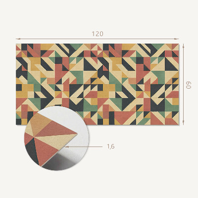 Panou decorativ dreptunghiular Abstrac?ie geometrică într-un stil modern