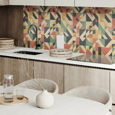 Panou decorativ dreptunghiular Abstrac?ie geometrică într-un stil modern