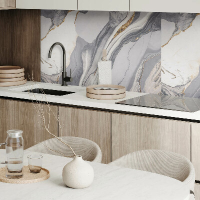 Panou decorativ bucatarie Valuri într-un stil abstract