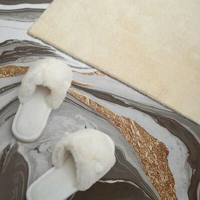 Panou decorativ perete dreptunghiular Valuri abstracte în forme dinamice
