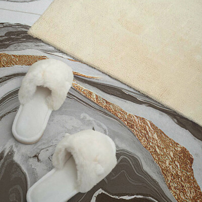 Panou decorativ perete dreptunghiular Valuri abstracte în forme dinamice