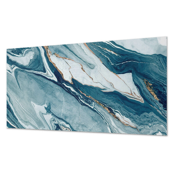 Panou decorativ dreptunghiular Valuri abstracte în mi?care