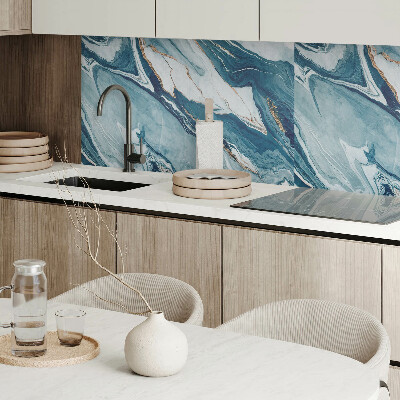 Panou decorativ dreptunghiular Valuri abstracte în mi?care
