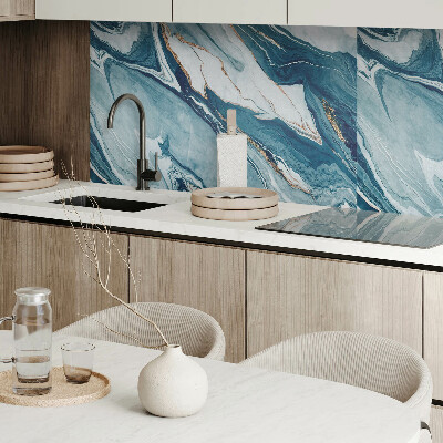 Panou decorativ dreptunghiular Valuri abstracte în mi?care