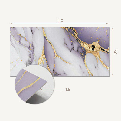 Panou decorativ perete dreptunghiular Model de vene abstracte
