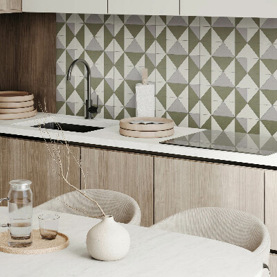 Panou decorativ dreptunghiular Geometria formelor triunghiulare